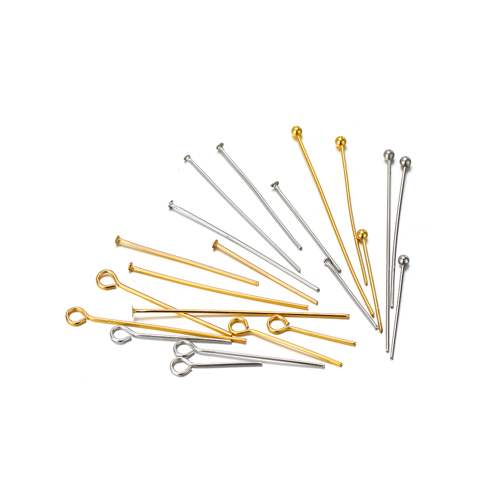 100/50szt Igły ze stali nierdz – Jewelry Making Eye Pins recenzja i cena