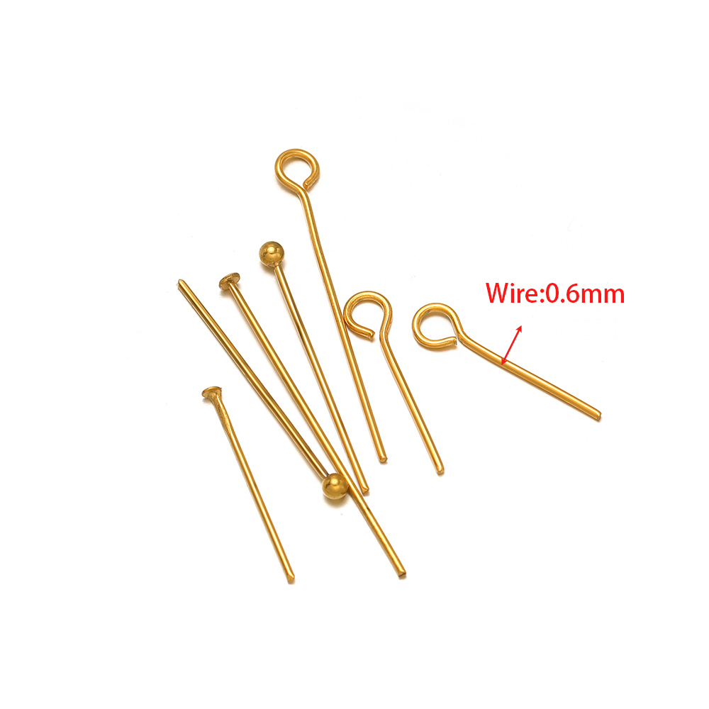 100/50szt Igły ze stali nierdz – Jewelry Making Eye Pins recenzja i cena