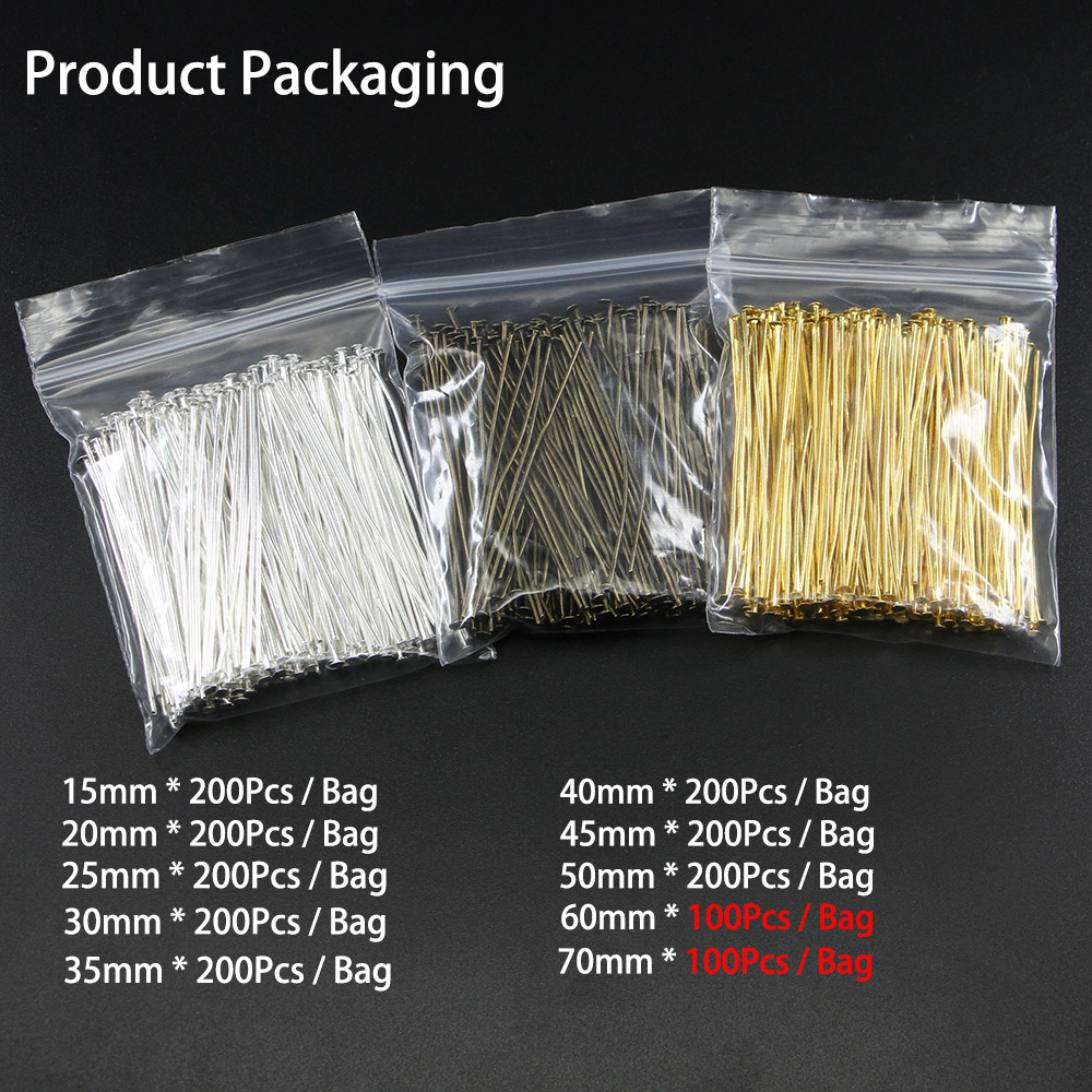 20 25 30 35 40 45 50 60 70 mm  – Jewelry Making Eye Pins recenzja i cena