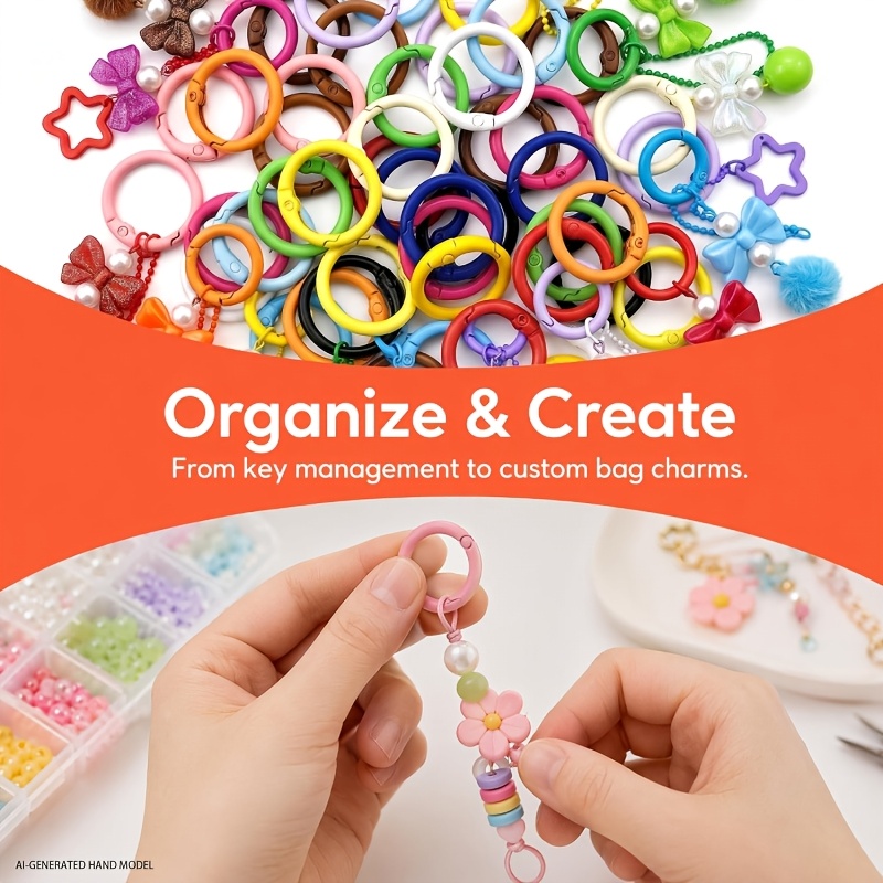 100 sztuk kolorowych okrągłych – Jewelry Making Kit For Beginners recenzja i cena