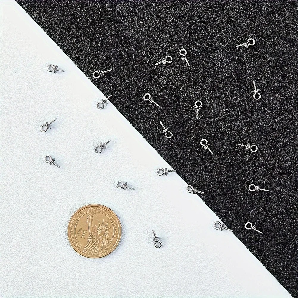 100 szt. 10x4mm Stal Nierdzewn – Jewelry Making Eye Pins recenzja i cena