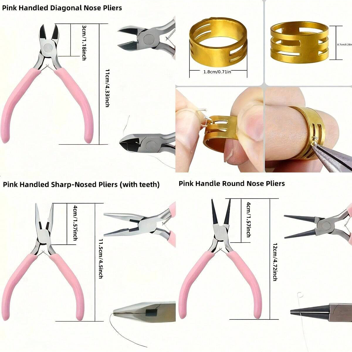 8 sztuk/zestaw, 2 sztuki/zesta – Jewelry Making For Seniors recenzja i cena